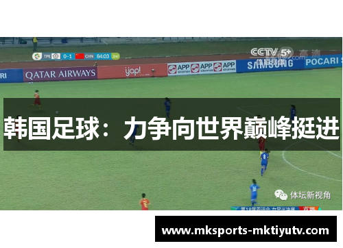 韩国足球：力争向世界巅峰挺进